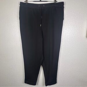 Joy Clean Boss Women's Jogger Black Activewear Pants Elastic Waist Pockets
XL